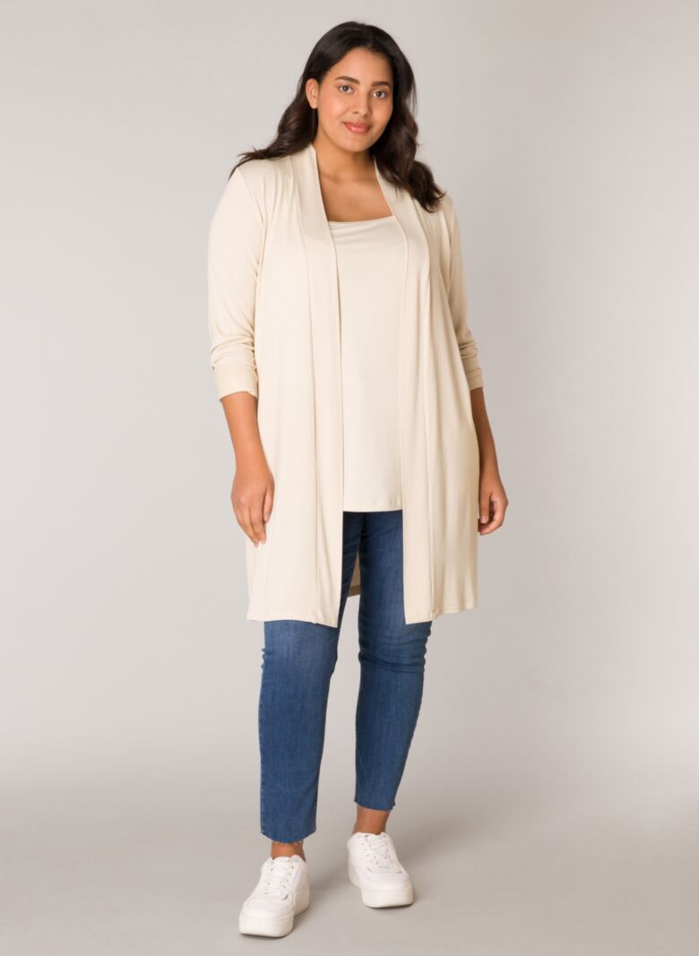 Base Level Curvy vest Ayla Long 7000001lbei148